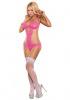 Body Exposed Cutout Teddy Pink L/XL