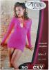 Model MISS X,síťovaný minidress s dlouhými rukávy Model MISS X,síťovaný minidress s dlouhými rukávy